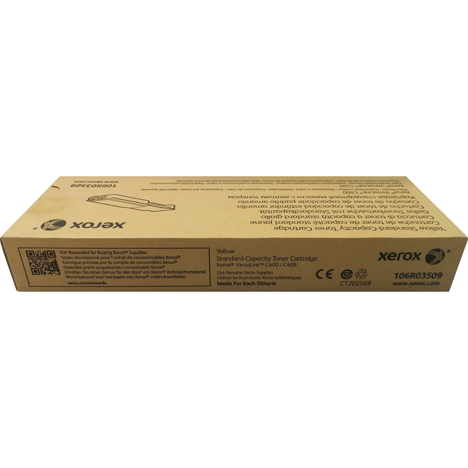 Тонер-картридж желтый (Yellow) для Xerox VersaLink C400, C405 (106R03509)