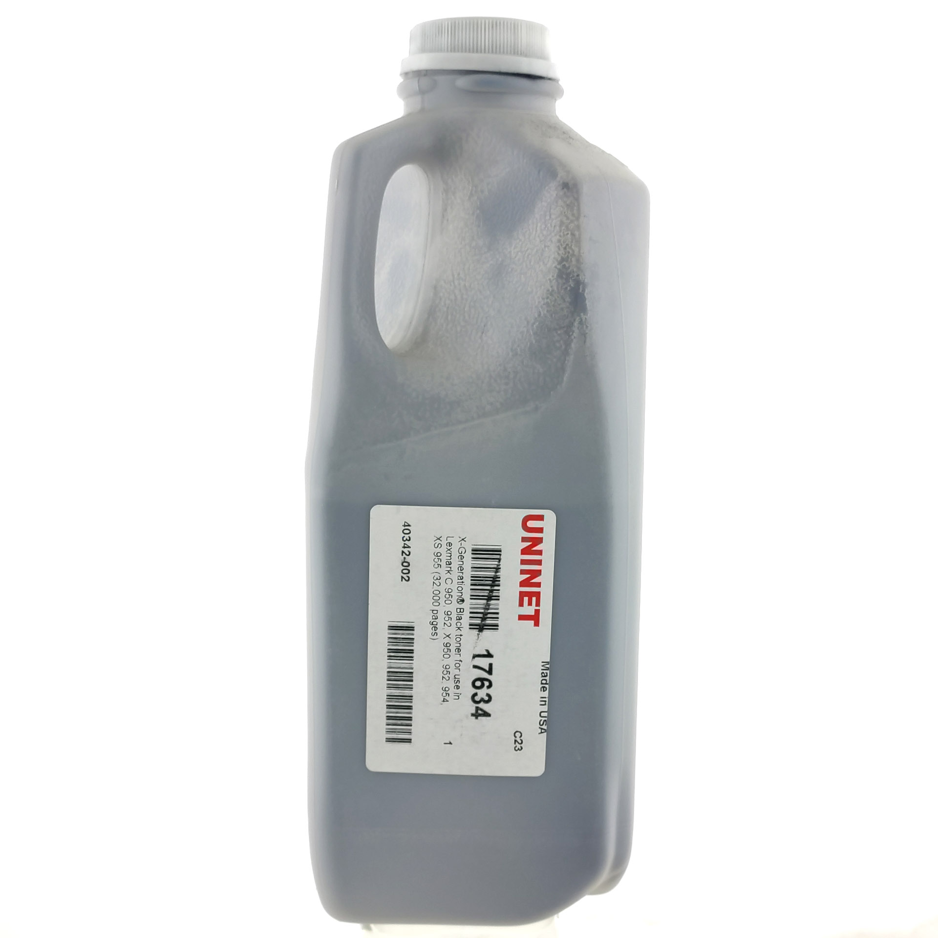 Тонер черный (Black) для X-Gen для Xerox Phaser 7100, 7500, 7800, WC 7120, 7125, 7132, 7425, 7428, 7435, 7525 - 7556, 7830 - 7855, AltaLink C8030, C8035, C8045, C8055, C8070, Lexmark C 950, 952, X 950, 952, 954 (700 г) (Uninet USA)