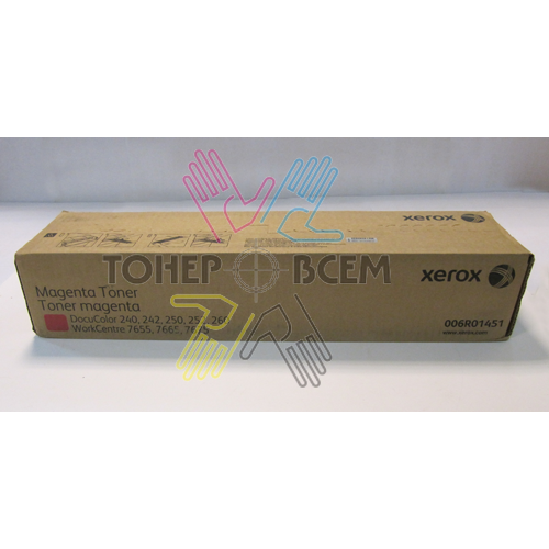 Тонер-картридж пурпурный (Magenta) для Xerox DC 240, 242, 250, 252, 260, WC 7655, 7665, 7675, 7755, 7765, 7775