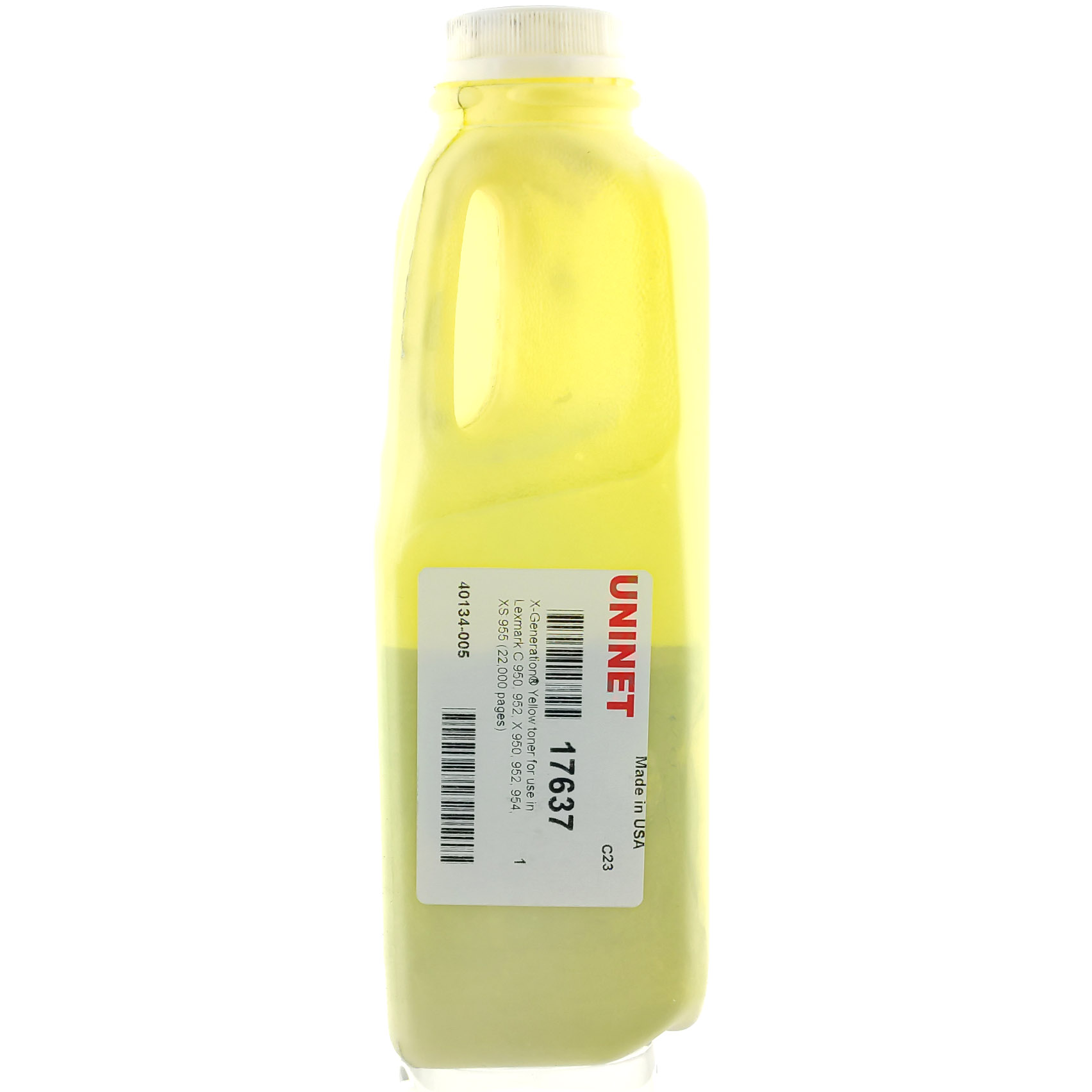 Тонер желтый (Yellow) для X-Gen для Xerox Phaser 7100, 7500, 7800, WC 7120, 7125, 7132, 7425, 7428, 7435, 7525 - 7556, 7830 - 7855, AltaLink C8030, C8035, C8045, C8055, C8070, Lexmark C 950, 952, X 950, 952, 954 (400 г) (Uninet USA)