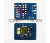 Чип для картриджа голубой (Cyan) OKI C801, C821 (DV Inc.)