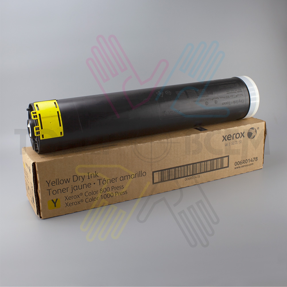 Тонер-картридж желтый (Yellow) для Xerox Color 800, 1000 Press