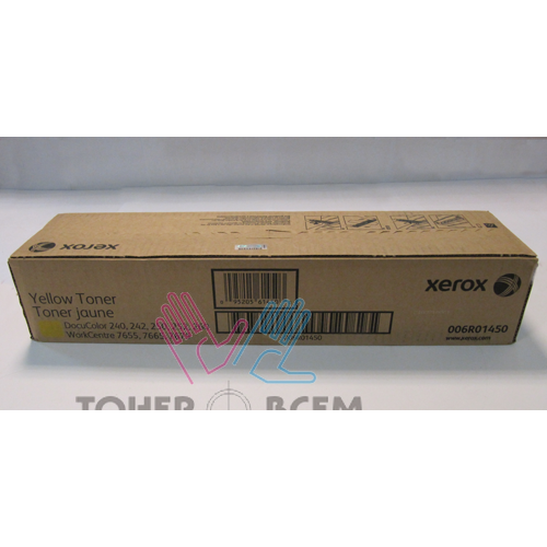 Тонер-картридж желтый (Yellow) для Xerox DC 240, 242, 250, 252, 260, WC 7655, 7665, 7675, 7755, 7765, 7775