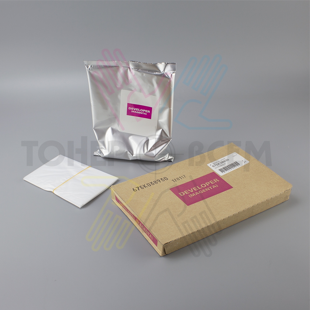 Девелопер, носитель (developer) пурпурный (Magenta) для Xerox WC7132, 7232, 7242 (675K38930)