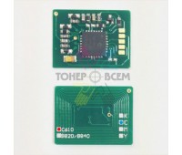 Чип для картриджа голубой (Cyan) OKI C610 (DV Inc.)
