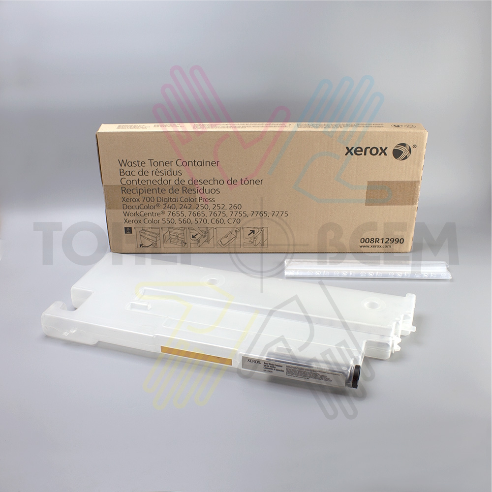 Бункер отработанного тонера (Wastle Toner Container) для Xerox DC 240, 242, 250, 252, 260, 700, 700i, 770, 550, 560, Versant 80, 180, 280, 2100, 3100, 4100, PrimeLink C9070 PrimeLink C9070, C9065 (008R12990)