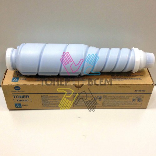 Тонер-картридж голубой (Cyan) для Konica Minolta Bizhub 6501, 5501 (TN-612C)